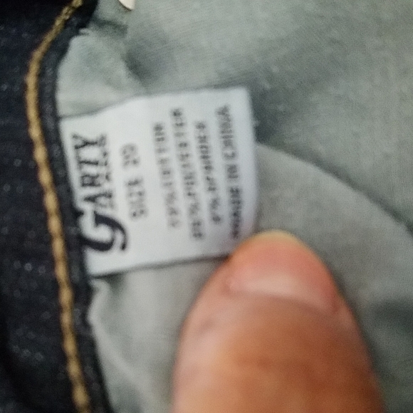 Garty, 0211, Blue Jeans, with embellishments on back pockets, Sz 20 - Picture 12 of 12